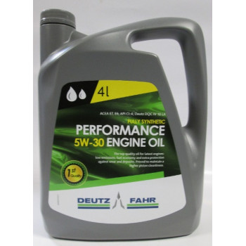 Olej silnikowy PERFORMANCE 5W30 ENGINE OIL 4L DEUTZ 04439655.3 SDF