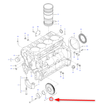 MF KOŁO ZEBATE POSREDNIE V837081084