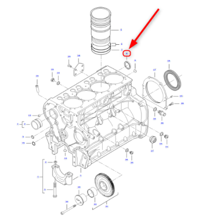 MF-CIAGNIK MASSEY ZAŚLEPKA V837081133