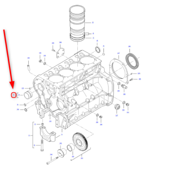 BLOK CYLINDRÓW V837081301