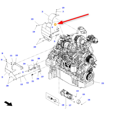 MF-CIĄGNIK MASSEY  SRUBA KOLN SZESCS ACW3057540