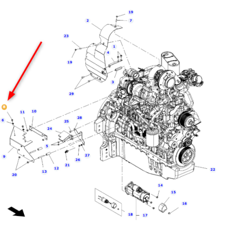 MF-CIĄGNIK MASSEY ŚRUBA IMBUSOWA ACW6827650