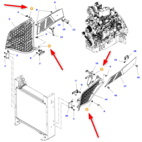 MF-CIĄGNIK MASSEY PODKŁADKA ACW0651410