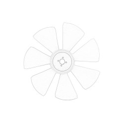 Wiatrak wentylatora OE PERKINS 2485C555-PER
