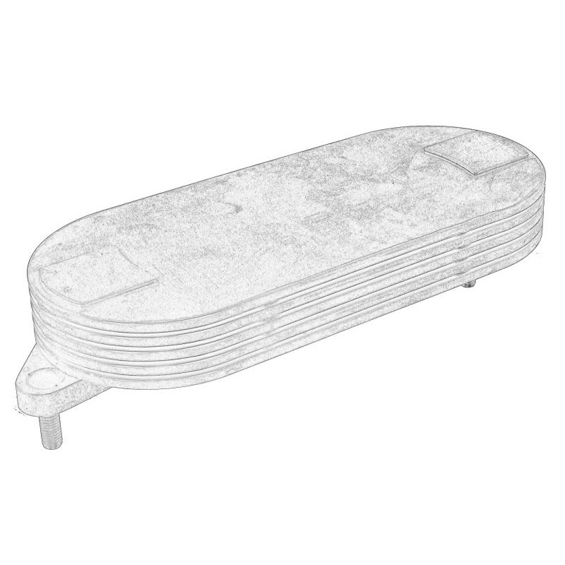 Chłodnica oleju OE PERKINS 2486A992-PER